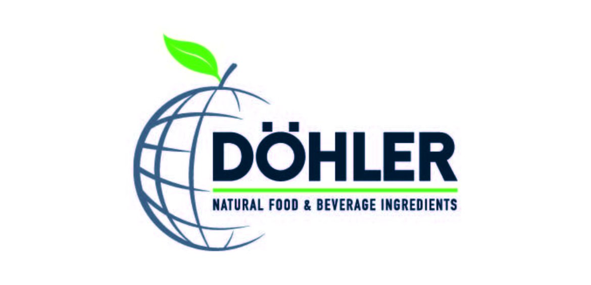 Für diese Abbildung: "Das Logo der Firma Döhler zeigt auf globaler Basis deren Spezialisierung in natürlichen Lebensmittel- und Getränkezutaten."
(Kurzbeschreibung unter 50 Wörtern)